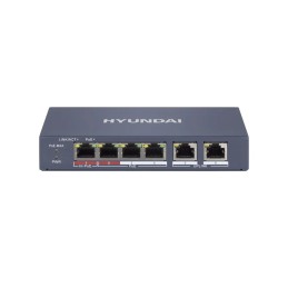 Switch inteligente Hi-PoE 4 puertos PoE 100 Mbps