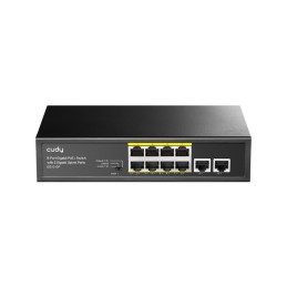 8 RJ-45 10/100/1000M PSE ports +2 RJ45 10/100/1000 Uplink Port Unmanaged PoE+ Switch 120W