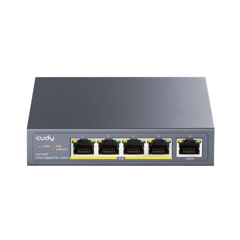 5-Port Gigabit PoE+ Switch 60W