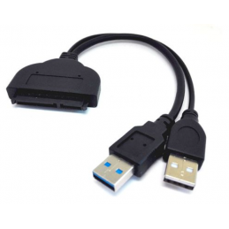 Cable adaptador USB a SSD/HDD Sata 20cm