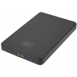 Caja externa 2.5" 1Life SSD/HDD Sata USB 3.0 en negro