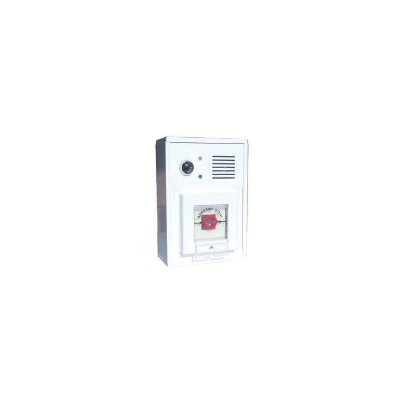 UNIDAD DE CONTROL PARA PUERTAS DE EMERGENCIA. CON SIRENA PIEZOELECTRICA DE AVISO DE ALARMA.