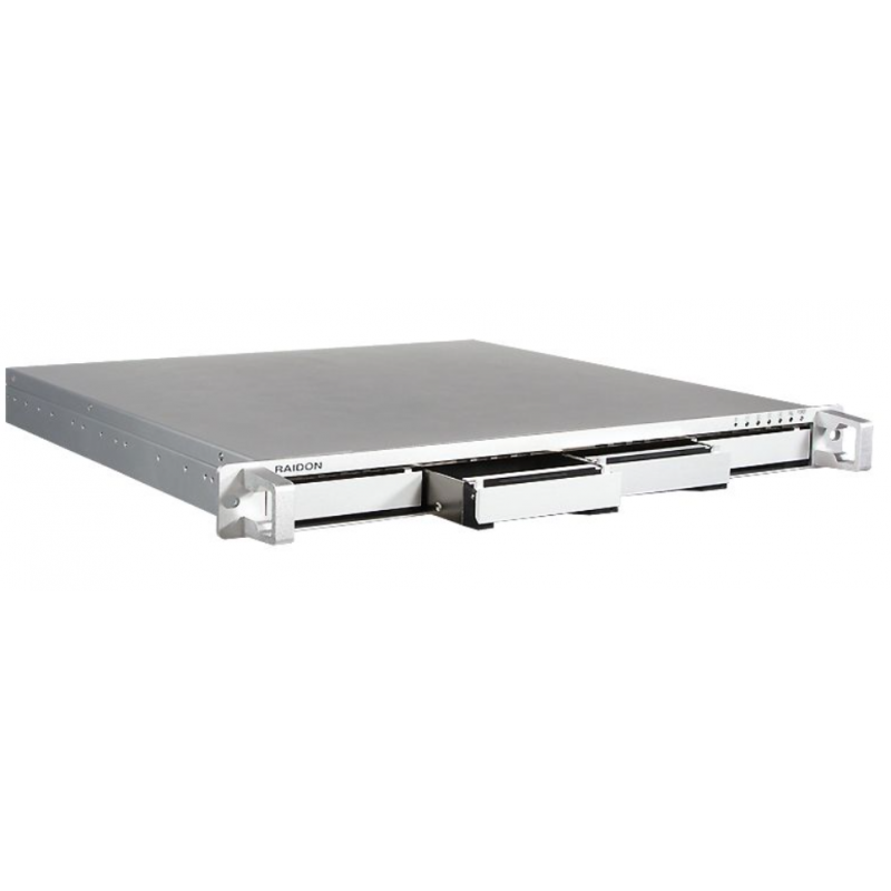 Caja 19" HDD 1U 4 x SATA 3.5" 4 x E-SATA aluminio