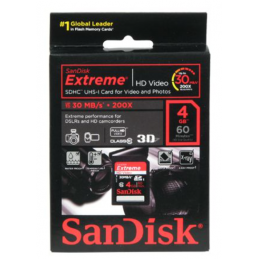 Tarjeta de memoria SanDisk Extreme SDHC UHS-I clase 10