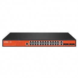 24GE+4Combo SFP Full Giga 802.3af/at PoE Switch with 24Port PoE