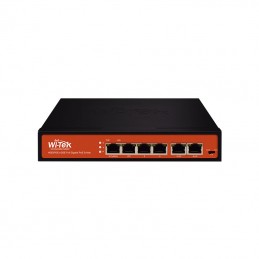 4GE+2GE uplink Full Giga 802.3af/at PoE Switch with 4Port PoE