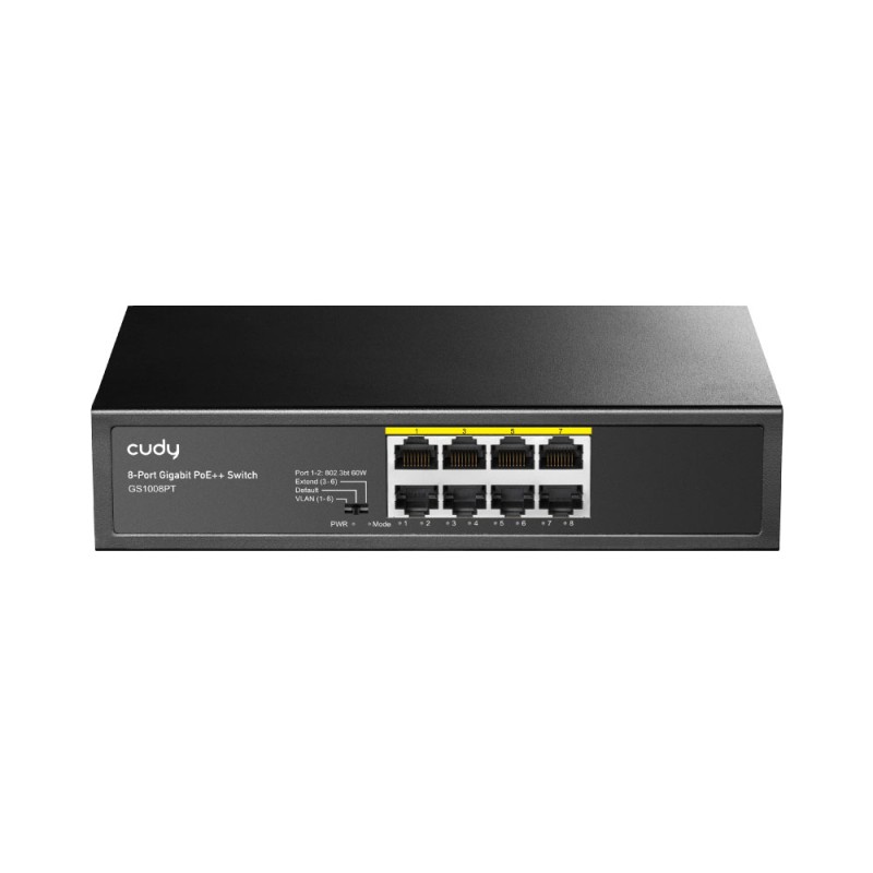 8xPort Gigabit PoE+ Switch 120W