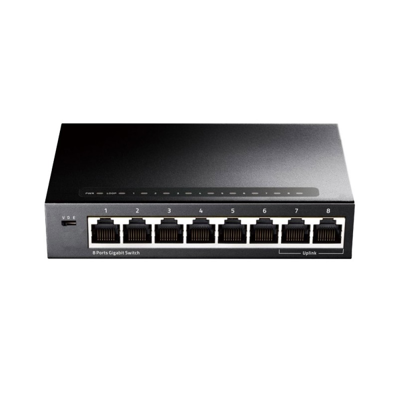 8xPort Gigabit Metal Ethernet Switch